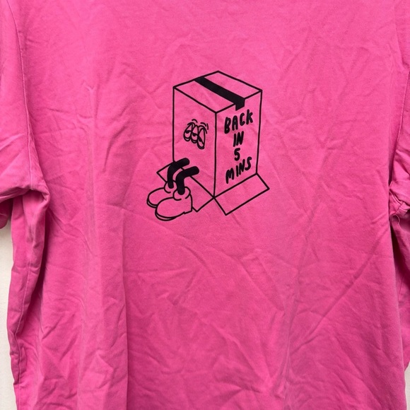 Lazy Oaf Back In 5 Minutes Tee Shirt - Picture 8 of 14
